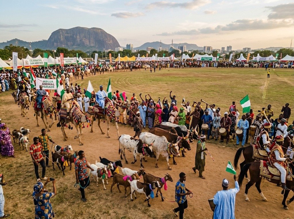 Royal Horse Cavalry & Camel Parade in Abuja